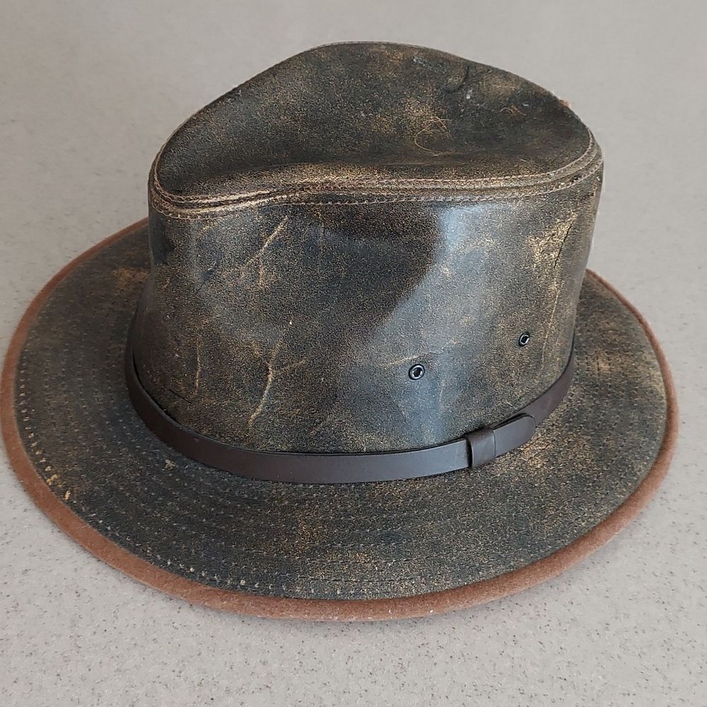 Henschel Stallion Outdoor Leather Safari Hat